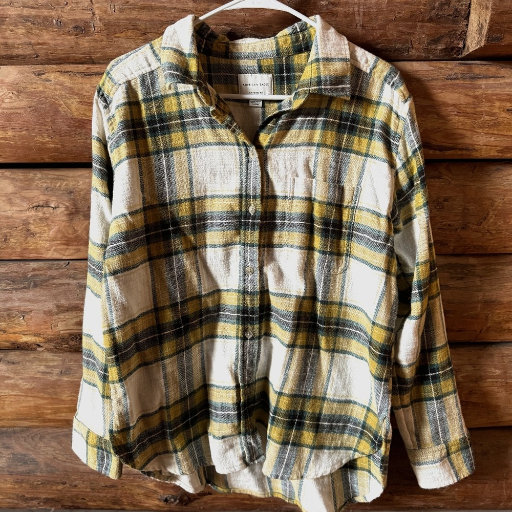American Eagle Boyfriend Fit Flannel